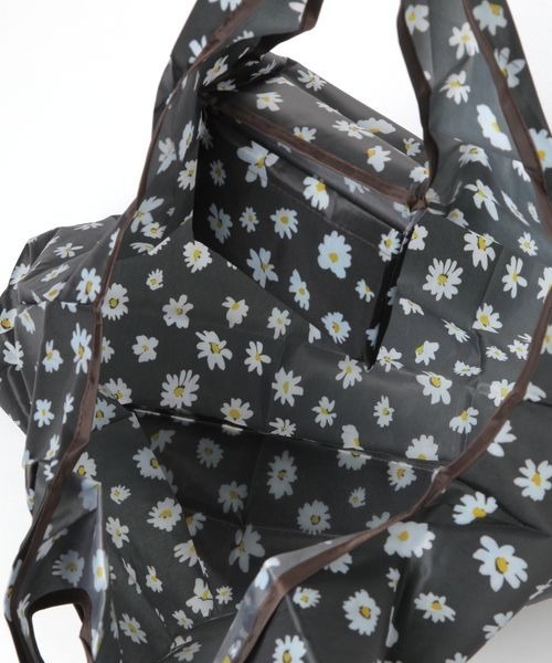 kutir（クティール）の「kutirlune／【大容量】マルチ総柄エコバッグ（エコバッグ/サブバッグ・レディース・ブラック/ベージュ/ブラウン/ブルー・FREE）」の12枚目の写真