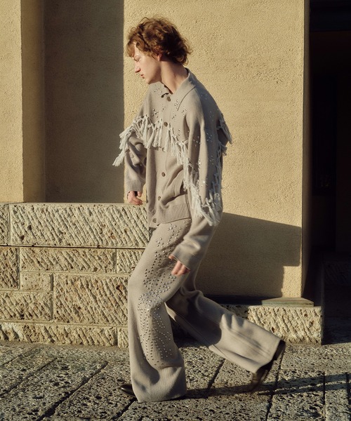 amok（アモク）の「WESTERN KNIT PANTS（その他パンツ・メンズ・ブラック/グレー・M/S）」の22枚目の写真