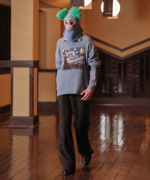 amok（アモク）の「WESTERN KNIT PANTS（その他パンツ・メンズ・ブラック/グレー・M/S）」の18枚目の写真