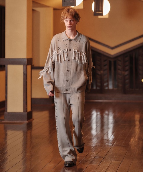 amok（アモク）の「WESTERN KNIT PANTS（その他パンツ・メンズ・ブラック/グレー・M/S）」の10枚目の写真