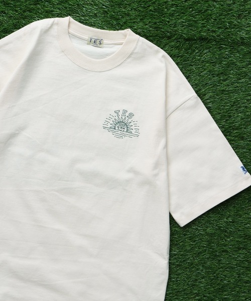 The Endless Summer(エンドレスサマー)の「TES BANDANA EMB BIG T-SHIRT / ビッグシルエットTシャツ(Tシャツ/カットソー・メンズ・ブラック/アイボリー/ホワイト・SMALL/MEDIUM/LARGE/X-LARGE)」の6枚目の写真