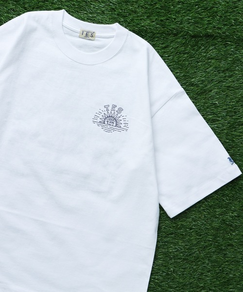 The Endless Summer(エンドレスサマー)の「TES BANDANA EMB BIG T-SHIRT / ビッグシルエットTシャツ(Tシャツ/カットソー・メンズ・ブラック/アイボリー/ホワイト・SMALL/MEDIUM/LARGE/X-LARGE)」の7枚目の写真