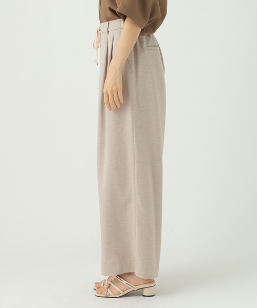 Elura（エルーラ）の「麻調ツイルワイドパンツ/656564（その他パンツ・レディース・グレー/ベージュ・MEDIUM/SMALL）」の7枚目の写真