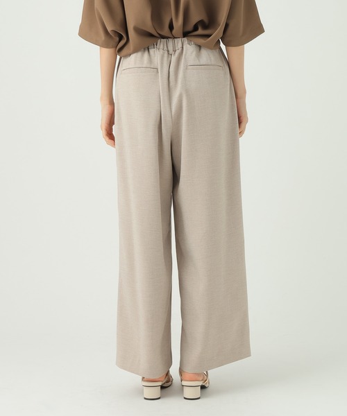 Elura（エルーラ）の「麻調ツイルワイドパンツ/656564（その他パンツ・レディース・グレー/ベージュ・MEDIUM/SMALL）」の8枚目の写真