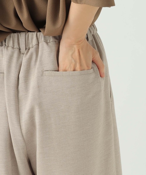 Elura（エルーラ）の「麻調ツイルワイドパンツ/656564（その他パンツ・レディース・グレー/ベージュ・MEDIUM/SMALL）」の10枚目の写真