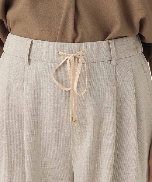 Elura（エルーラ）の「麻調ツイルワイドパンツ/656564（その他パンツ・レディース・グレー/ベージュ・MEDIUM/SMALL）」の11枚目の写真