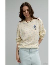 MD FLOWER WAFFLE ロングスリーブTシャツ
