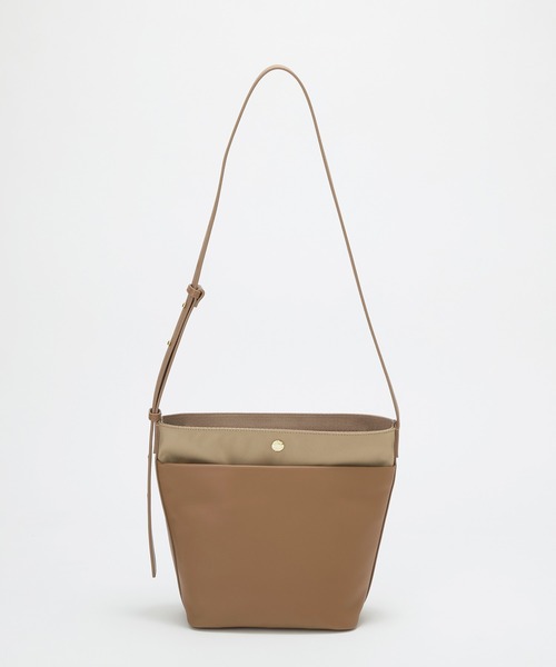 Breath TOPKAPI(ブレストプカピ)の「【Breath TOPKAPI】LINEA リネア レザーコンビ バケット ショルダーバッグ(ショルダーバッグ・レディース・ブラウン/ブラック・FREE)」の5枚目の写真