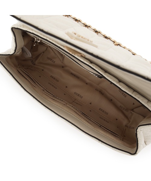 Guess（ゲス）の「CHERYL CONVERTIBLE XBODY FLAP ショルダーバッグ（ショルダーバッグ・レディース・ブラック/ストーン/ライトグリーン・ONE SIZE）」の13枚目の写真