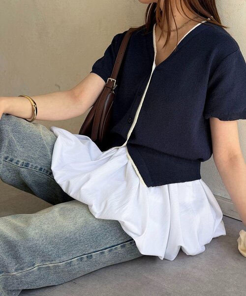 Thevon(ゼボン)の「バルーンキャミ(キャミソール・レディース・ブラック/オフホワイト/ベージュ・M/S)」の1枚目の写真