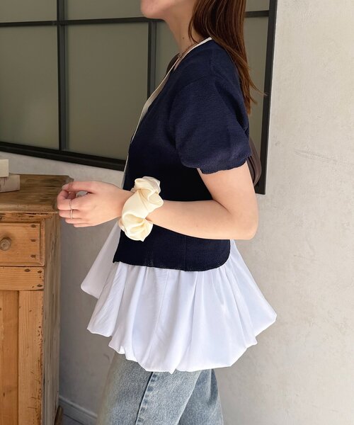 Thevon(ゼボン)の「バルーンキャミ(キャミソール・レディース・ブラック/オフホワイト/ベージュ・M/S)」の5枚目の写真