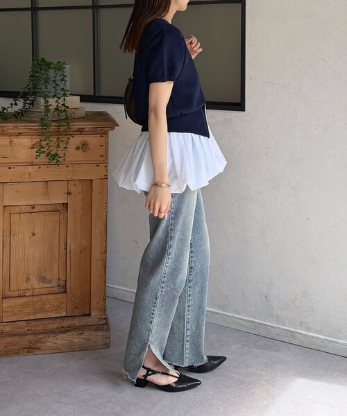 Thevon(ゼボン)の「バルーンキャミ(キャミソール・レディース・ブラック/オフホワイト/ベージュ・M/S)」の11枚目の写真