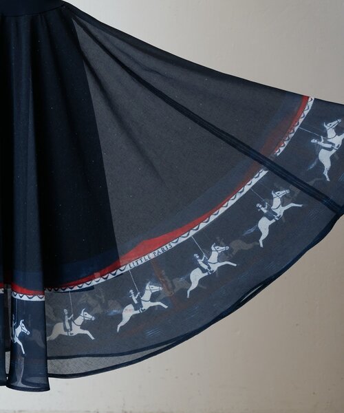 BEARDSLEY(ビアズリー)の「メリーゴーランドウエストリブスカート(スカート・レディース・ネイビー・FREE)」の21枚目の写真