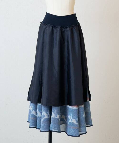 BEARDSLEY(ビアズリー)の「メリーゴーランドウエストリブスカート(スカート・レディース・ネイビー・FREE)」の22枚目の写真