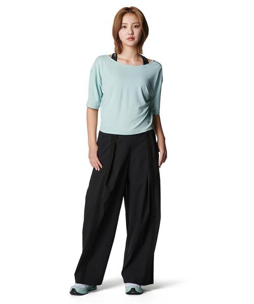 UNDER ARMOUR（アンダーアーマー）の「UAアンストッパブル プリーツ パンツ（ライフスタイル/レディース）（その他パンツ・レディース・ブラック系・XL/L/S/M）」の6枚目の写真