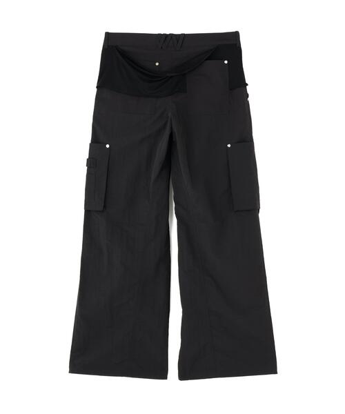 NACHE（ナチェ）の「NACHE/ナチェ/MIXED LAYERD TIE JOGGER PANT（その他パンツ・レディース・ブラック・M/L/S）」の9枚目の写真