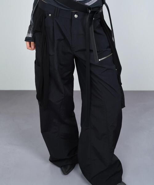 NACHE（ナチェ）の「NACHE/ナチェ/MIXED LAYERD TIE JOGGER PANT（その他パンツ・レディース・ブラック・M/L/S）」の11枚目の写真