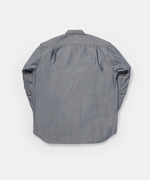 DAIWA PIER39(ダイワピア39)の「DAIWA PIER39 TECH MULTI POCKET CHAMBRAY SHIRT BE-84026(シャツ/ブラウス・メンズ・ブルー/ブラック・X-LARGE/SMALL/LARGE/MEDIUM)」の3枚目の写真