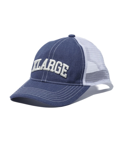 XLARGE(エクストララージ)の「ARCH LOGO MESH CAP(キャップ・メンズ・ブルー/ブラック/ブラウン・ONE SIZE)」の18枚目の写真