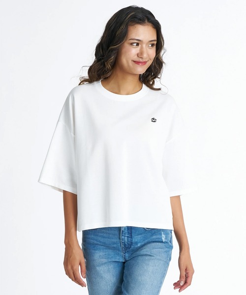 BILLABONG（ビラボン）の「BILLABONG/ビラボン キッズ Tシャツ バックプリント 接触冷感 遮熱 UVカット BG01C205（Tシャツ/カットソー・レディース・ホワイト/ブラック/エメラルド/シャーベット/バイオレット・M）」の7枚目の写真