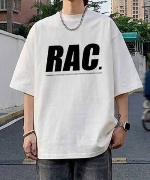 link lot(リンクロット)の「ビッグロゴプリントTシャツ(Tシャツ/カットソー・メンズ・ブラック/ベージュ/ホワイト/ブラウン/レッド/ダークグレー・M)」の2枚目の写真