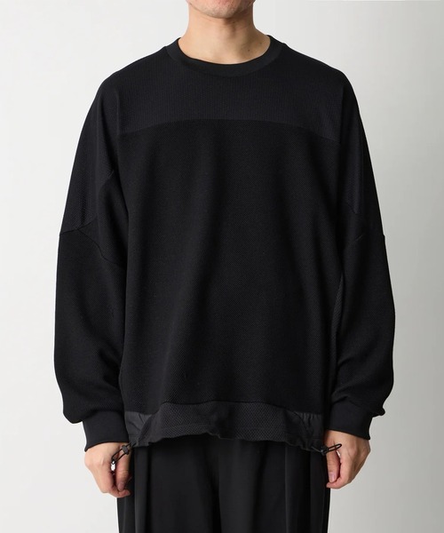 WHITE MOUNTAINEERING（ホワイトマウンテニアリング）の「【White Mountaineering/ホワイトマウンテニアリング】AGLAN OVERSIZE PO（Tシャツ/カットソー・メンズ・ブラック・3/2/1/0）」の4枚目の写真