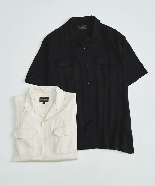 PENDLETON(ペンドルトン)の「【PENDLETON/ペンドルトン】オープンカラー 半袖シャツ / 開襟 / ユニセックス(シャツ/ブラウス・メンズ・ブラック/オフホワイト・M/L)」の14枚目の写真