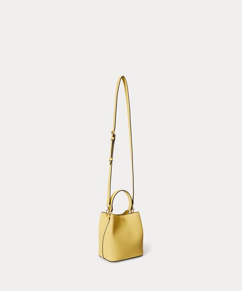 LAUREN RALPH LAUREN(ローレン ラルフ ローレン)の「クロスハッチ スモール リース バケット バッグ(ハンドバッグ・レディース・イエロー・ONE)」の12枚目の写真