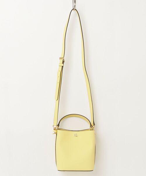 LAUREN RALPH LAUREN(ローレン ラルフ ローレン)の「クロスハッチ スモール リース バケット バッグ(ハンドバッグ・レディース・イエロー・ONE)」の6枚目の写真
