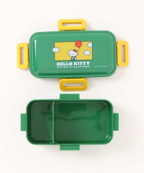 sanrio(サンリオ)の「〈SANRIO/サンリオ〉 ハローキティ レトロ25 ふわっと弁当箱 お弁当箱 ランチボックス PFLB6(お弁当箱・レディース・グリーン・ONE SIZE)」の5枚目の写真