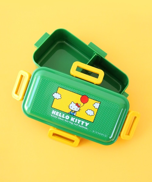 sanrio(サンリオ)の「〈SANRIO/サンリオ〉 ハローキティ レトロ25 ふわっと弁当箱 お弁当箱 ランチボックス PFLB6(お弁当箱・レディース・グリーン・ONE SIZE)」の4枚目の写真
