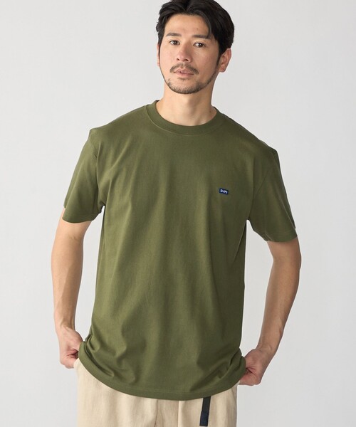 SHIPS(シップス)の「【WEB限定】SHIPS: マイクロ ワッペン Tシャツ(Tシャツ/カットソー・メンズ・オリーブ/ブラック/ブラウン/ホワイト/ネイビー・X-LARGE/LARGE/MEDIUM/SMALL)」の4枚目の写真