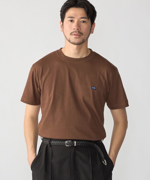 SHIPS(シップス)の「【WEB限定】SHIPS: マイクロ ワッペン Tシャツ(Tシャツ/カットソー・メンズ・オリーブ/ブラック/ブラウン/ホワイト/ネイビー・X-LARGE/LARGE/MEDIUM/SMALL)」の6枚目の写真