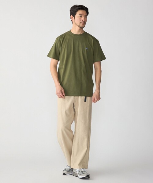 SHIPS(シップス)の「【WEB限定】SHIPS: マイクロ ワッペン Tシャツ(Tシャツ/カットソー・メンズ・オリーブ/ブラック/ブラウン/ホワイト/ネイビー・X-LARGE/LARGE/MEDIUM/SMALL)」の8枚目の写真