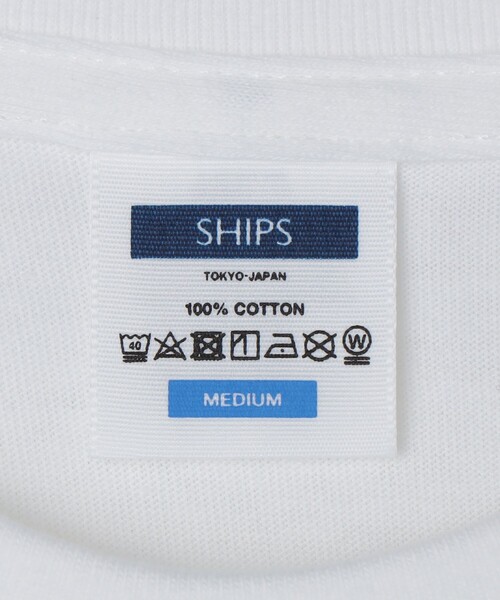 SHIPS(シップス)の「【WEB限定】SHIPS: マイクロ ワッペン Tシャツ(Tシャツ/カットソー・メンズ・オリーブ/ブラック/ブラウン/ホワイト/ネイビー・X-LARGE/LARGE/MEDIUM/SMALL)」の17枚目の写真