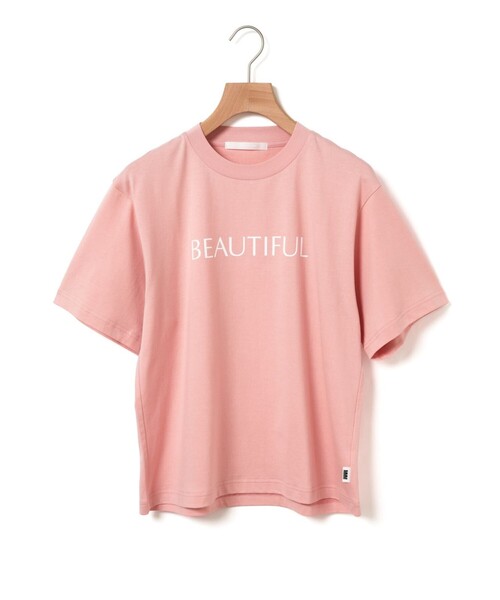 MARMARMAR(マーマーマー)の「MARMARMAR プリントTシャツ(BEAUTIFUL)(Tシャツ/カットソー・レディース・オフホワイト/ブラック/ピンク・FREE)」の3枚目の写真