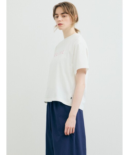 MARMARMAR(マーマーマー)の「MARMARMAR プリントTシャツ(BEAUTIFUL)(Tシャツ/カットソー・レディース・オフホワイト/ブラック/ピンク・FREE)」の12枚目の写真