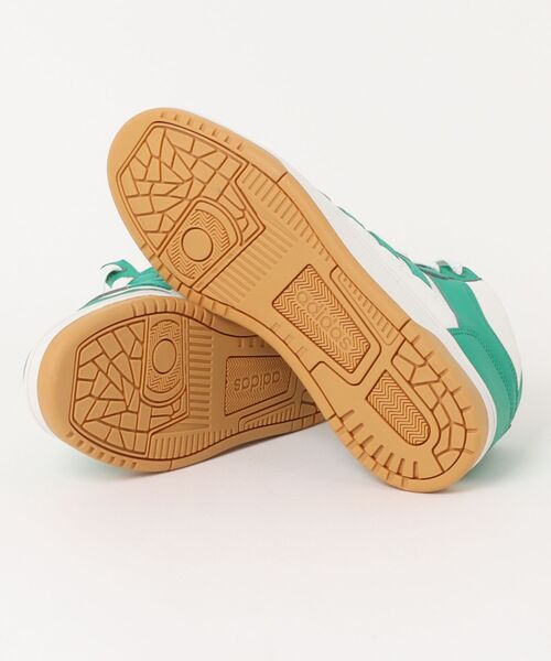 adidas(アディダス)の「【adidas】RAPID COURT MID(スニーカー・メンズ・ホワイト×グリーン・25.0cm/25.5cm/26.0cm/26.5cm/27.0cm/27.5cm/29.0cm)」の2枚目の写真