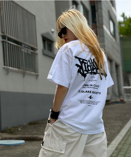 TI.GLAKE(ティーグレイク)の「ノールリーフ オーバーサイズ 半袖Tシャツ ホワイト(Tシャツ/カットソー・メンズ・その他・XX-LARGE/X-LARGE/LARGE)」の5枚目の写真