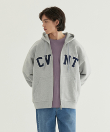 CVNT フードパーカー メランジグレー