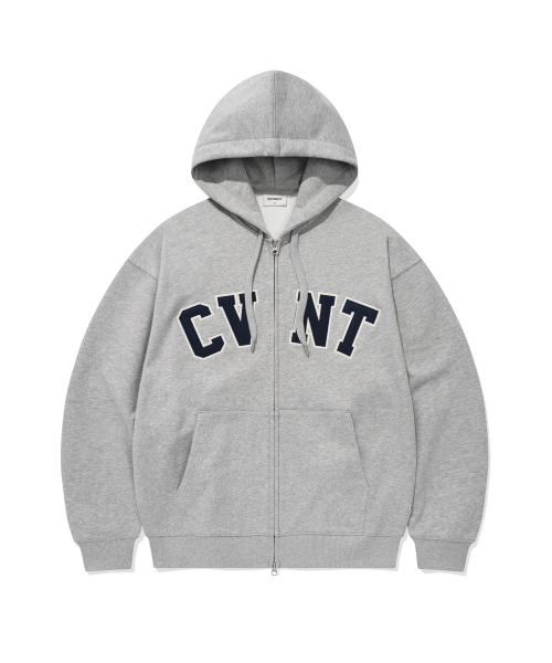 COVERNAT（カバーナット）の「CVNT フードパーカー メランジグレー（パーカー・メンズ・その他・SMALL/MEDIUM/LARGE/X-LARGE/XX-LARGE/X-SMALL）」の2枚目の写真
