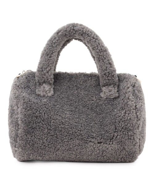 TOCCA(トッカ)の「CUCCIOLO BOA BAG ファーバッグ(ショルダーバッグ・レディース・ライトグレー系/アイボリー系/ベージュ系・F)」の12枚目の写真