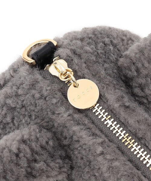 TOCCA(トッカ)の「CUCCIOLO BOA BAG ファーバッグ(ショルダーバッグ・レディース・ライトグレー系/アイボリー系/ベージュ系・F)」の16枚目の写真