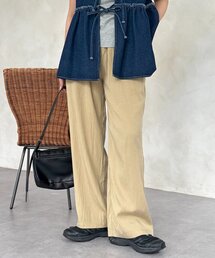 冷感ナイロンイージーパンツ