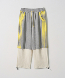 GARMENTS FAB（ガーメンツファブ）の「Binding Layered Sweatpants (MELANGE GRAY)（スウェットパンツ）」