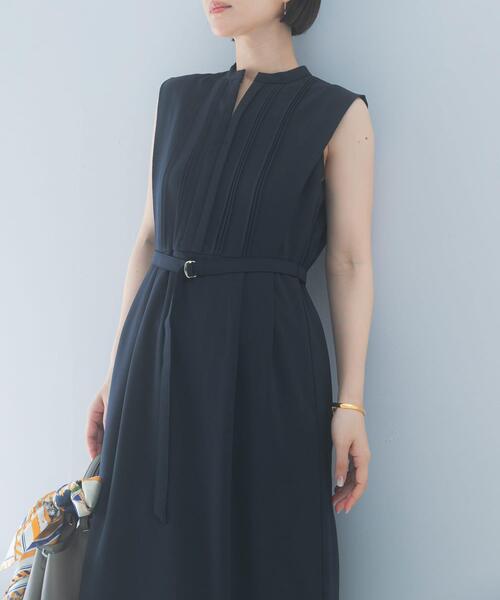 URBAN RESEARCH ROSSO WOMEN(アーバンリサーチ ロッソ)の「クールタッチ 防シワストレートワンピース(ワンピース・レディース・ミント/ネイビー/グレー系その他・FREE)」の18枚目の写真