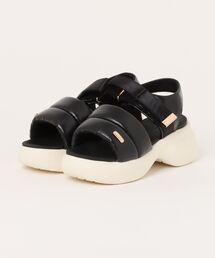 ABC SELECT エービーシーセレクト CL VL PUFF SANDAL 6 ボリュームパフサンダル 6 W2064 BLACK