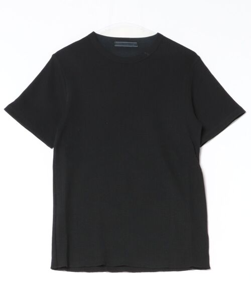 Revo.（レボ）の「サーマル クルーネック 半袖Tシャツ / ワッフルTシャツ【UNISEX】（Tシャツ/カットソー・メンズ・ホワイト系/ホワイト系1/ブラック/カーキ/杢グレー・M/L/XL）」の3枚目の写真