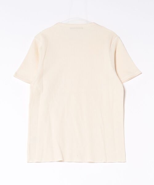 Revo.（レボ）の「サーマル クルーネック 半袖Tシャツ / ワッフルTシャツ【UNISEX】（Tシャツ/カットソー・メンズ・ホワイト系/ホワイト系1/ブラック/カーキ/杢グレー・M/L/XL）」の6枚目の写真