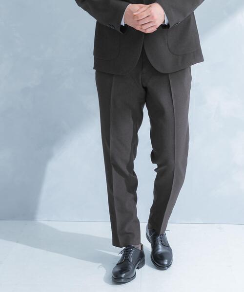 URBAN RESEARCH DOORS（アーバンリサーチドアーズ）の「LIFE STYLE TAILOR　リネンライク千鳥柄コンフォータブルパンツ（その他パンツ・メンズ・グレー/ブラウン・MEDIUM/SMALL/LARGE/X-LARGE）」の2枚目の写真
